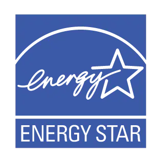 The blue and white ENERGY STAR logo, featuring the word "energy" in script and a trailing star icon above a blue bar with the words "ENERGY STAR" in block letters.